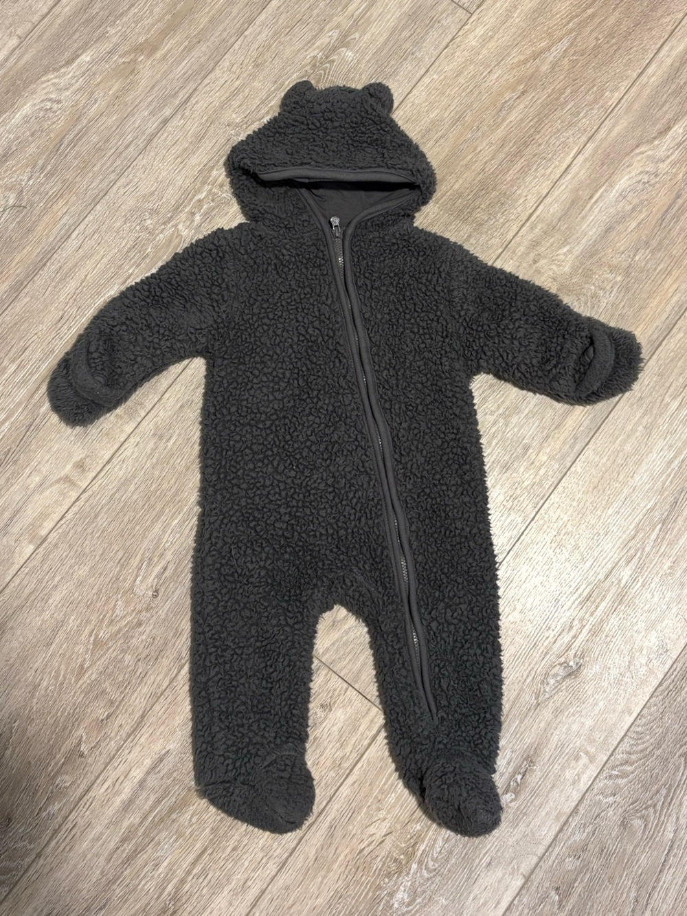 HUDSON BABY | Teddy Fleece Hooded Jumpsuit